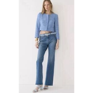 NWT J Crew Full Length Demi Boot Women’s Jeans Stretch Size 30 T 30x33 $138